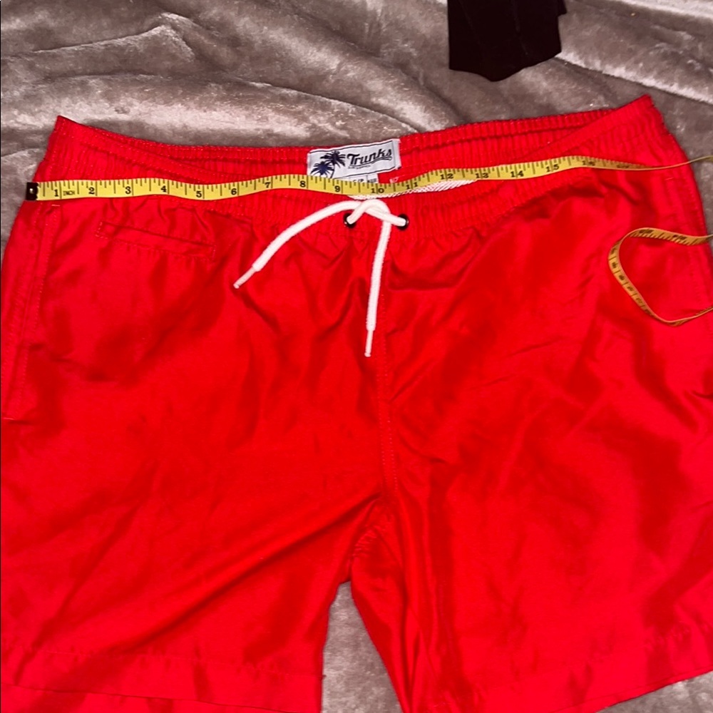 TRUNKS  Men's RED Swim Shorts